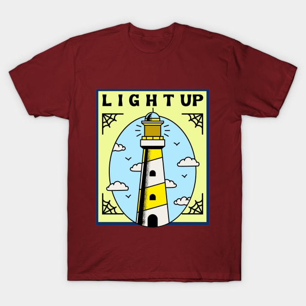 Lighthouse Design T-Shirt by LetCStore